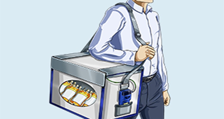 Inside temperature of a Medical Sample Transport Bag