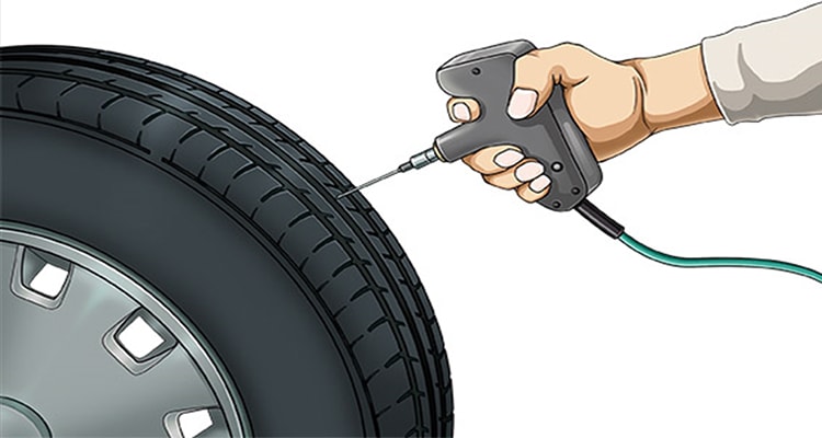 Internal Temperature of Rubber