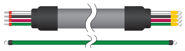 AC line input cable (3-phase) MODEL : 05-00135A